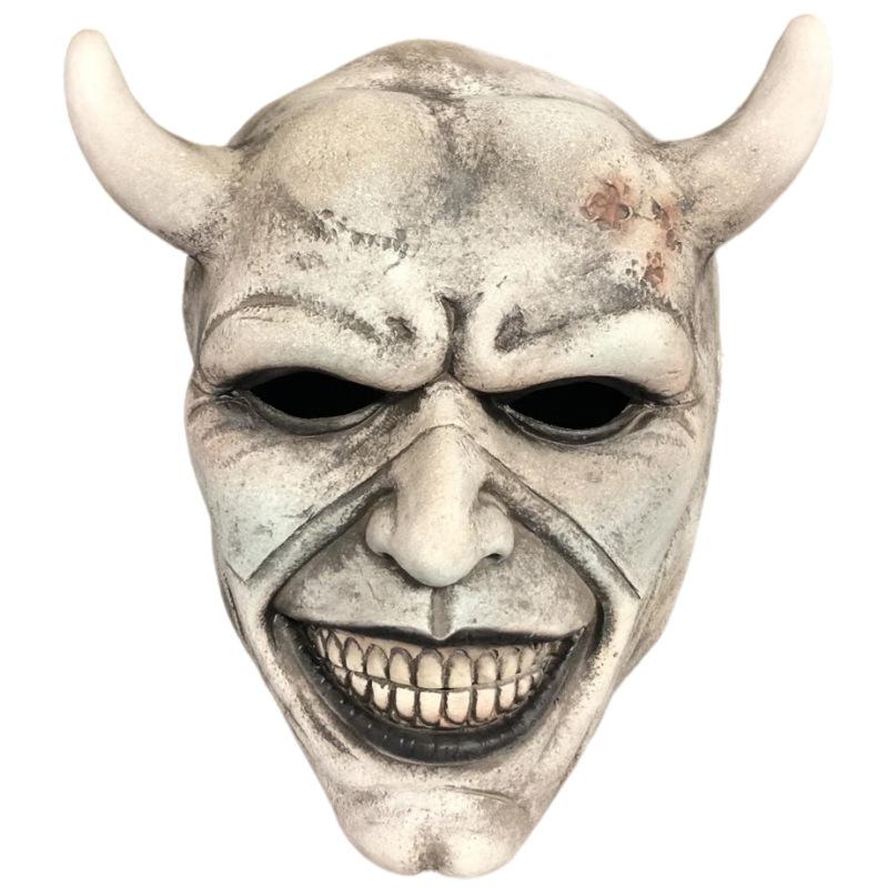 Black telephone headset The Black Phone Horror half face mask halloween party COS Props