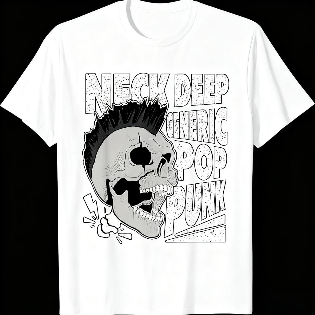 Мужская футболка из роскошного хлопка с графическим принтом в стиле панк-рок, с коротким рукавом, летняя, унисекс, мужская и женская, повседневная, свободная, модная одежда