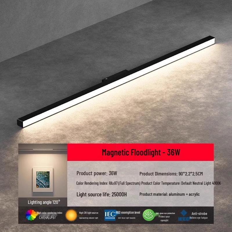 Magnetic Honeycomb Track Light for Kitchen & Living Room Ceilings