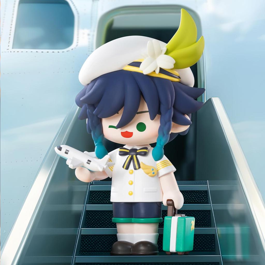 POP MART Genshin Dress Up Dream Chibi Series Box 12 POP MART Gachagacha Фигурка Пластиковая Модель Премиум Игрушка Мягкий Винил Оригинальный Персонаж День Рождения