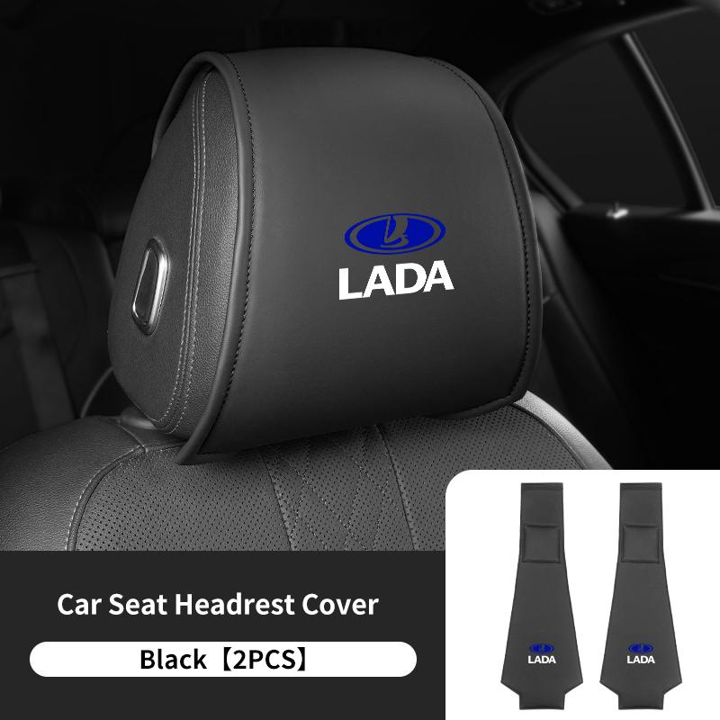 Car Seat Headrest Protective Cover Anti Scratch Interior Accessory For Lada Vesta Granta Vesta Niva 4X4 Largus Vaz Samara 2110 XSG4