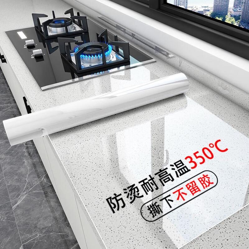 Watt-Hour Kitchen Countertop Protective Film Marble Quartz Countertop Protective Crystal Film 60cm x 3m