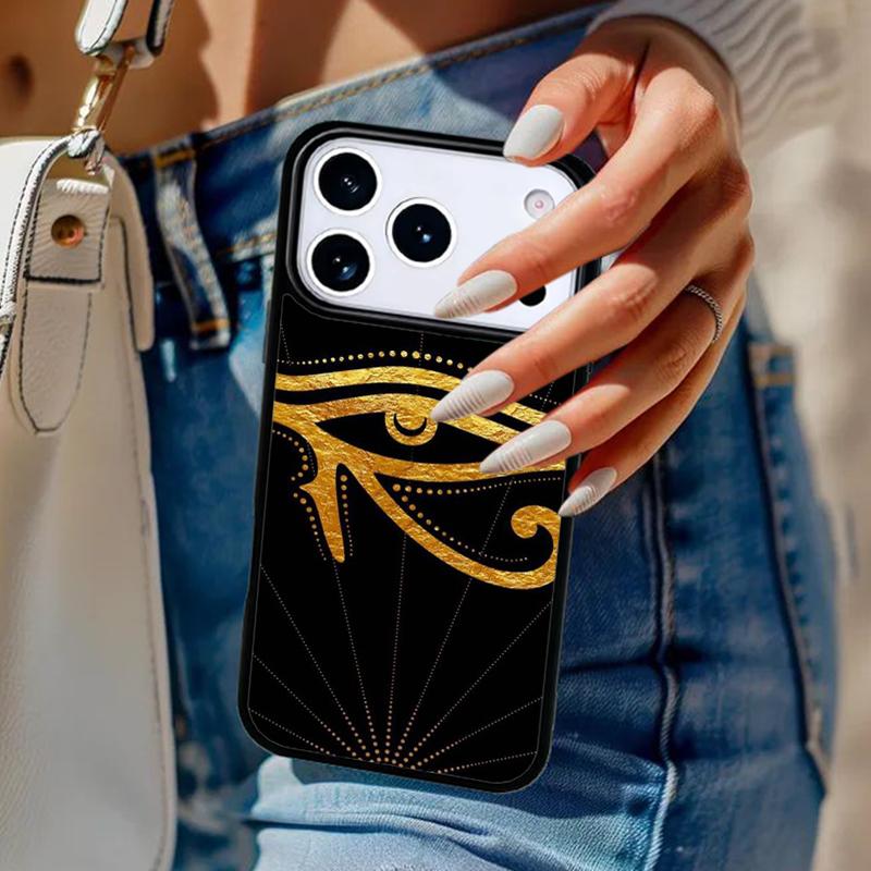 Anubis Egyptian God Phone Case For iPhone 17 Air 14 15 13 12 Max Cover For Apple 14 15 16 16e 11 Pro Max Plus Coque