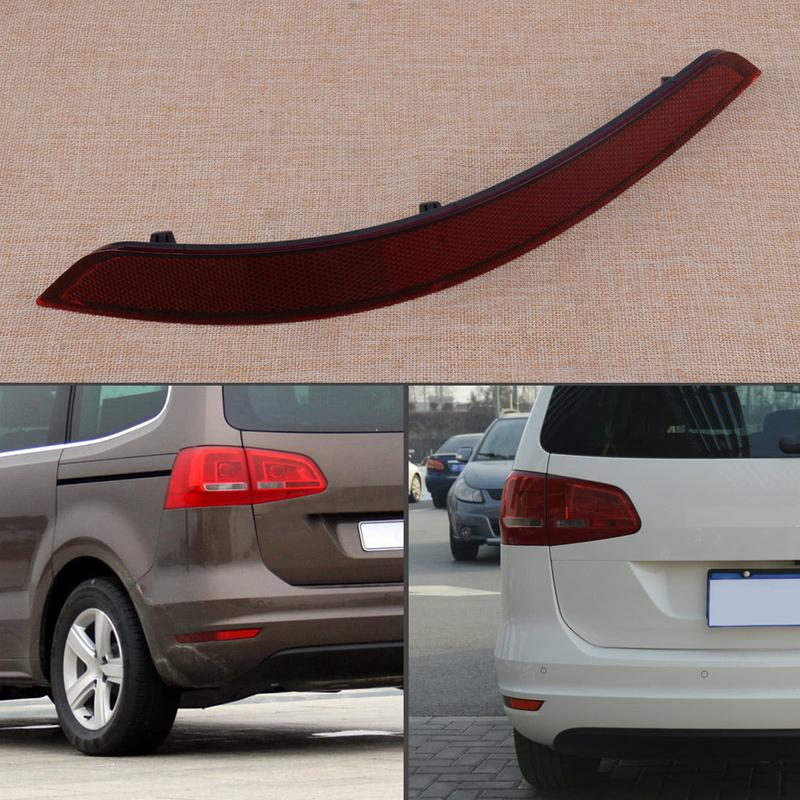 CITALL Задний бампер автомобиля Нижний отражатель Левый 7N0945105B Подходит для VW Sharan 2011 2012 2013 2014 2015 2016