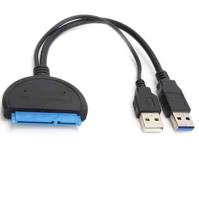 Кабель-адаптер SATA на USB 3.0 Поддерживает HDD 2,5 дюйма SSD Последовательный порт Жесткий диск Передача данных Линия Easy Drive