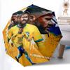 Ronaldo's Legacy: Number Journey Folding umbrella Suitable for all seasons durable printing Three folds Umbrella