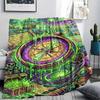 ship anchor compass wolf pack Print Flannel Blanket,High quality Comfortable for All Seasons,Home Decor,Warmth and Comfort,Perfect for Christmas Gifts