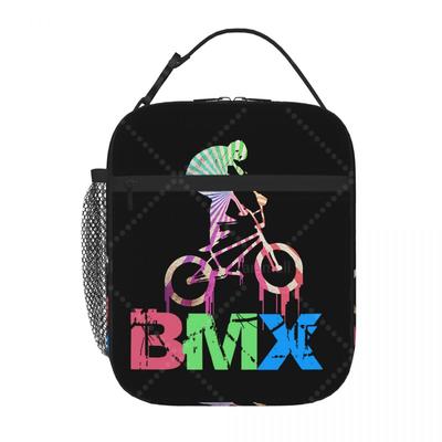 Термосумка для обеда BMX, многоразовая, портативная, сумка-холодильник, бенто-сумка из Оксфорда для работы, путешествий, пикника