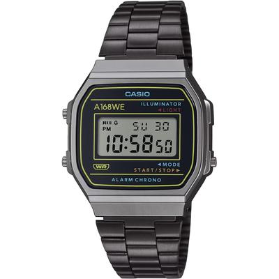 CASIO цифровые часы Vintage Series Heritage Colors A168WEHB-1A мужские женские детские черные Overseas модель
