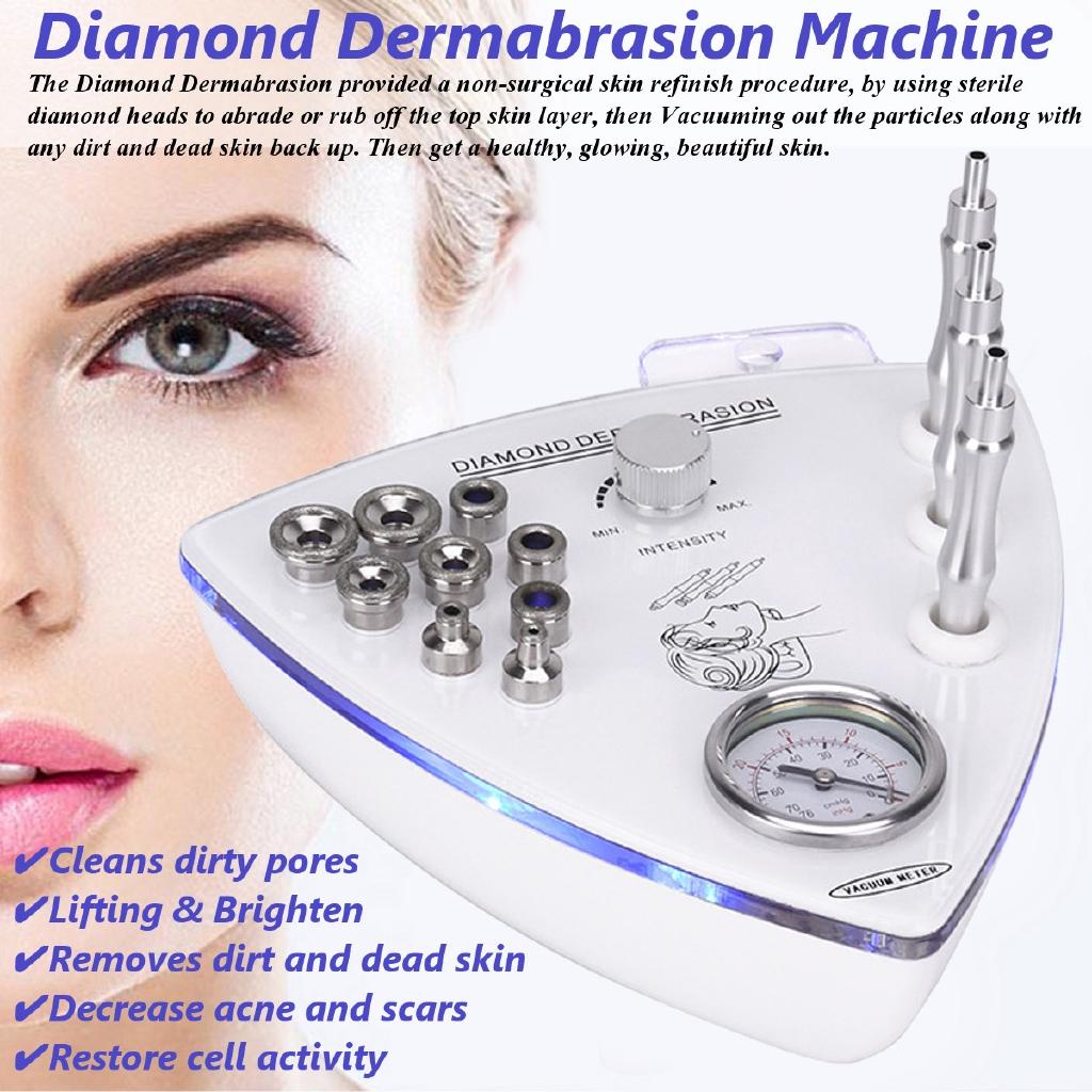 Beauty Star Diamond Microdermabrasion Dermabrasion With Spray Water Spray Vacuum Suction Exfoliation Facial Massage 110V/220V