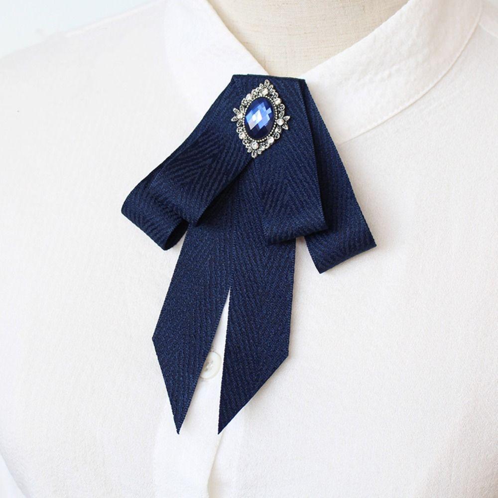 Korean Headwear Airline Stewardess Necktie Sailor Suit Bowtie JK Uniform Bow Ties Daily