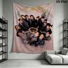 SEVENTEEN Wall Tapestry Aesthetic Wall Hanging Printed Fabric Blanket Decorative Tapestries for Bedroom Living Room Home Decor