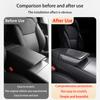 Car Center Console Armrest Pad For Tesla Model Y Juniper 2025+ ABS Hard Shell Cover Auto Central Armrest Box Cover Accessories