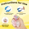 1 Set Clear Refillable DIY Craft Supplies TPR Fidget Ball Toy  Stress Relief