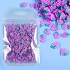 10g Nail Art Decoration Heart Fruit Candy Slices Polymer Clay Nail Charms Manicure Accessory for DIY Resin Silicone Mold Filler