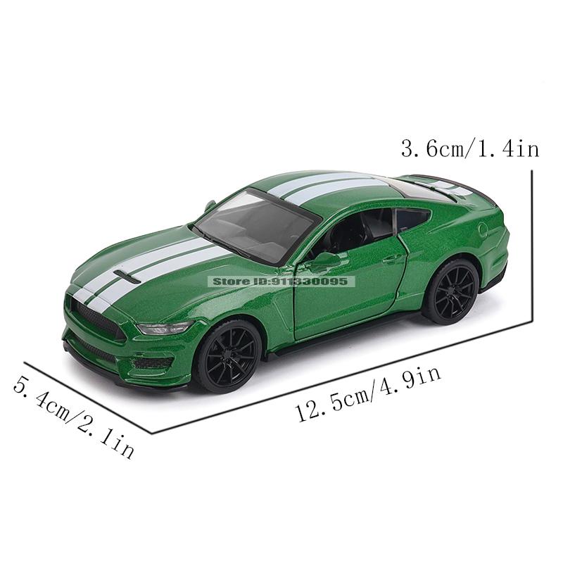 MSZ 5-inch alloy car model 2016 Ford Shelby GT350 rebound function static model alloy die-casting car model collection gift toy