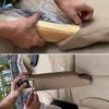 For Land Rover Discovery 3 4 04-16 For Range Rover Sport 05-13 2pcs Car Side Seat Armrest Handle Leather Cover Decor Gray