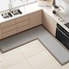 Кухонный L-образный коврик для пола диатомовая земля противоскользящий коврик ресторан впитывающий коврик коврик для шкафа коврик для ванной