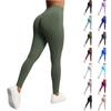 Women's Fashion Solid Color High Waist Yoga Clothes, Sports Running, Fitness Yoga Pants