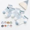 5Pairs/lot 0-2Y Infant Baby Socks Baby Socks for Girls Cotton Mesh Cute Newborn Boy Toddler Socks Baby Clothes Accessories
