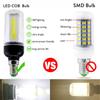 AC 85-265V 110V 220V No Flicker Super Bright Home Table Lamps 360° Lighting 12W 16W E27 E14 E12 E26 B22 LED COB Corn Light Bulbs