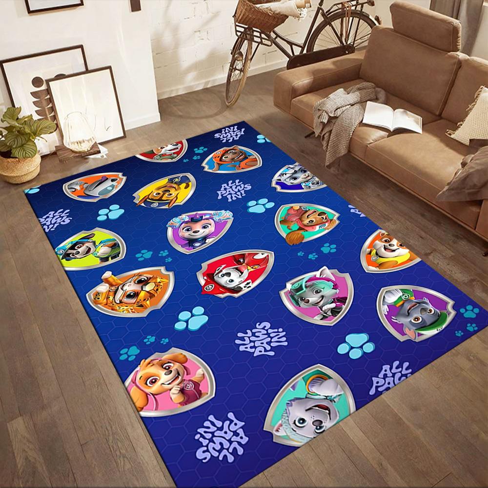 Paw Patrol: Heroic Rescue Team Square rugs are a great choice for living rooms, bedrooms, home décor, and as gifts.