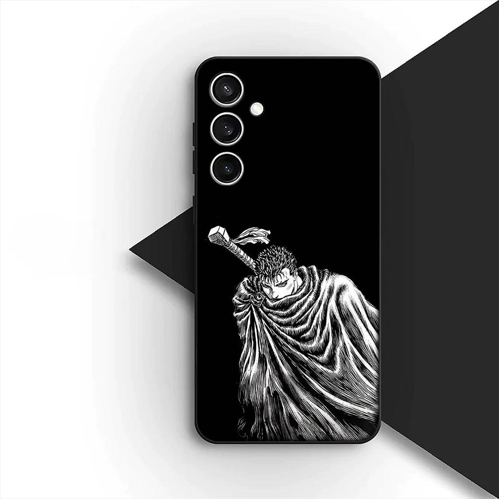 Чехол для Samsung Galaxy S10 S8 S9 Plus A33 A34 A31 70 A71 A72 Note 20 9 8 S10E Чехол для телефона Мягкий чехол Обои Берсерк Гатс