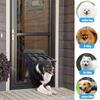 Pet Screen Door Dog and Cat Flap Door for Screen Door In Out 2-Way Locking Pets Doors