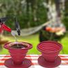 Collapsible Coffee Filter Funnel Heat Resistant Silicone Coffee Funnel Portable Coffee Brewing Tools