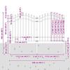 Garden Fence Woerden White 240 x 165 cm Powder Coated Steel
