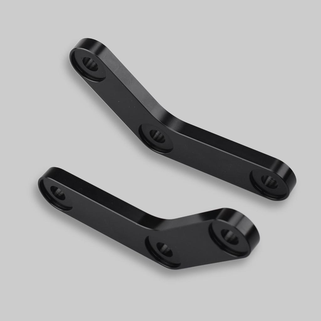 Motorcycle Low Down Kit & Rear Low Down Link Rods for Kawasaki Vulcan S 650 (2016-2025) Improved Footing (Black)