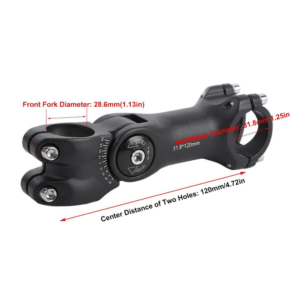 Lightweight Bike Stem Aluminum Alloy Bike Handlebar Stem Durable Handlebar Stem Cycling Accessory