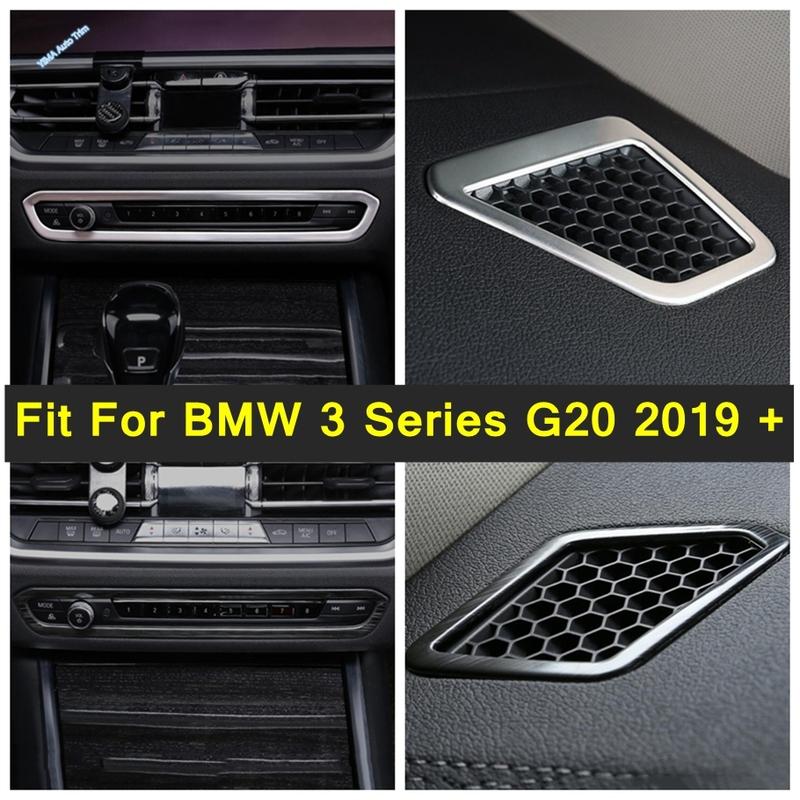 For BMW 3 Series G20 - 2024 Center Console Volume Knob Frame Air Condition Outlet Vent Cover Trim Car Interior Accessories
