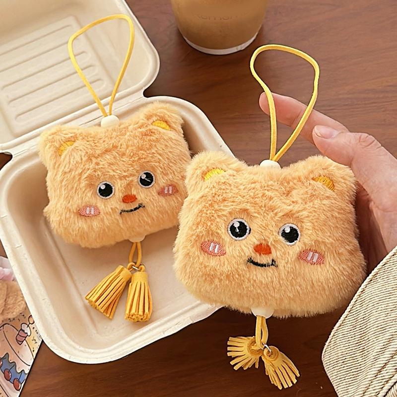 Kawaii Cartoon Butter Bear Brooch Pendant Versatile Backpack Decoration Cute Little Bear Jewelry Accessories Gifts