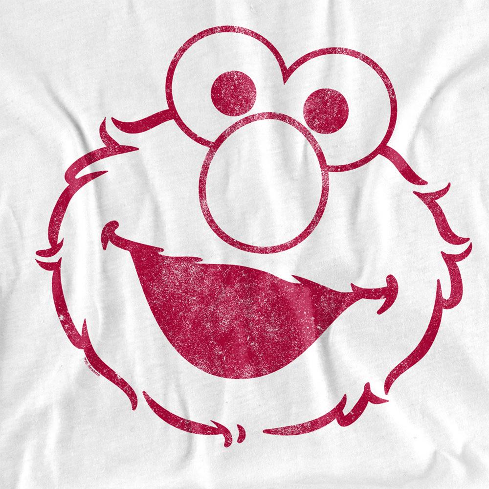Sesame Street Unisex Adult Elmo Mono T-Shirt