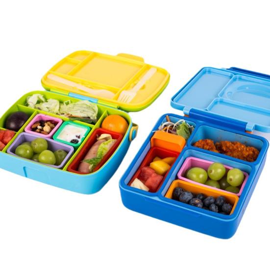 Lunch Box Salad Dressing Containers Reusable BPA-Free Leak-proof with Lid Microwave-safe Silicone Containers