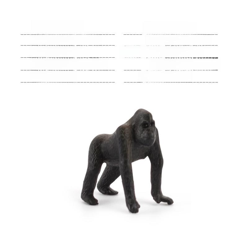 Chimpanzee and Gorilla Standing Zoo Model Toy