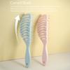 Многоцветный набор полых расчесок для волос, гибкая щетина для мягкого распутывания и укладки всех типов волос, для ежедневного использования, массаж кожи головы