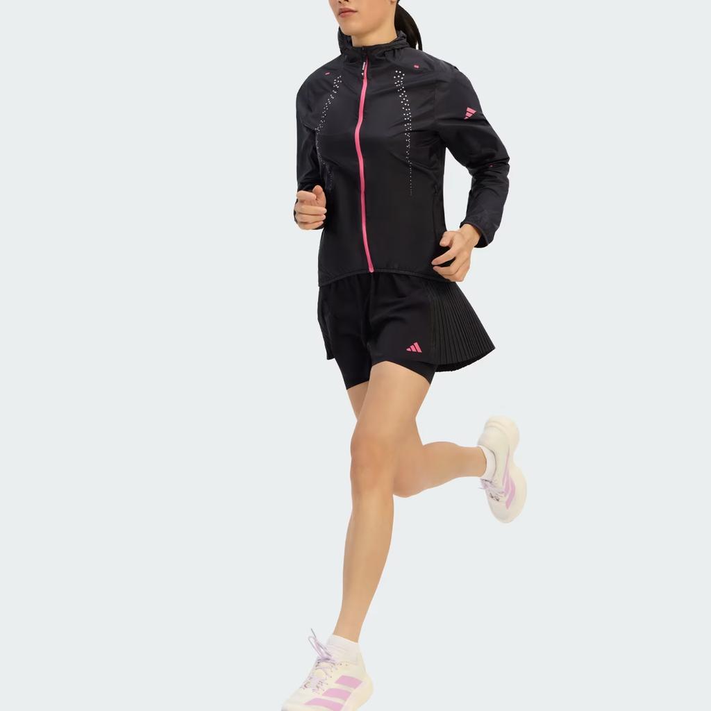 adidas Женские черные шорты для бега Moderate KR5094