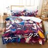 3D Print IDOLM@STER Cinderella Girls Starlight Stage Bedding Set 3D Printed Anime Three-piece Set Adult Boys Bedroom Duvet