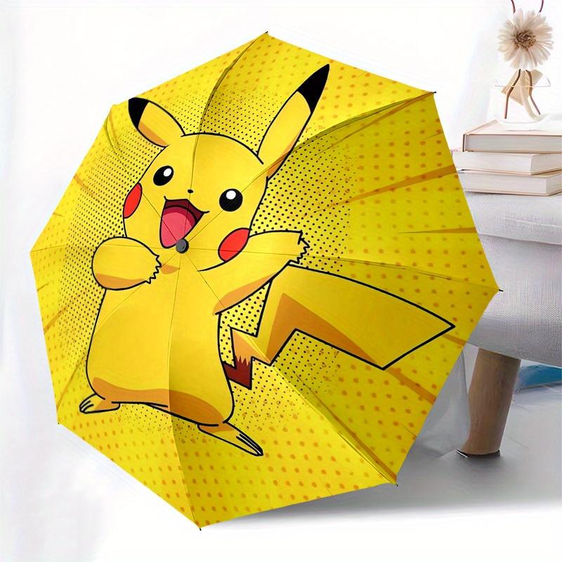 1pc Pikachu Themed High-quality Umbrella,Automatic Opening and Closing Umbrella,Multi-functional Umbrella G0811246