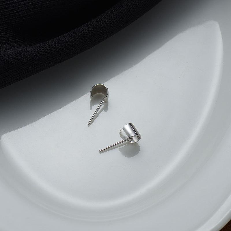 Женские глянцевые геометрические серьги в стиле ниши, новые трендовые серьги