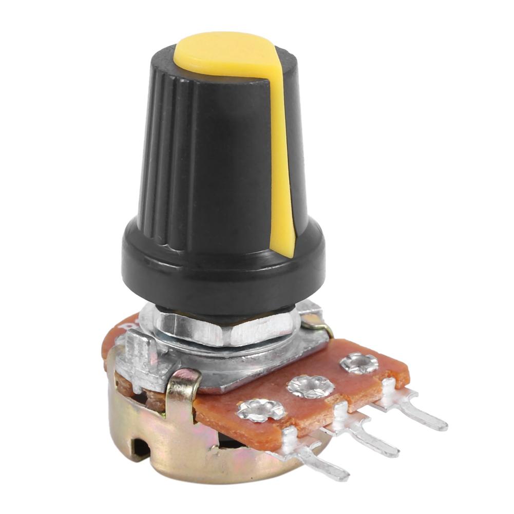 A84X-10 Piece 100K Ohm 3 Terminals Linear Taper Rotary Audio B Type Potentiometer Pot