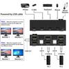 KVM 3840x2160 при 30 Гц HD Multimedia Int face Двойной монитор Plug and Play для Игр