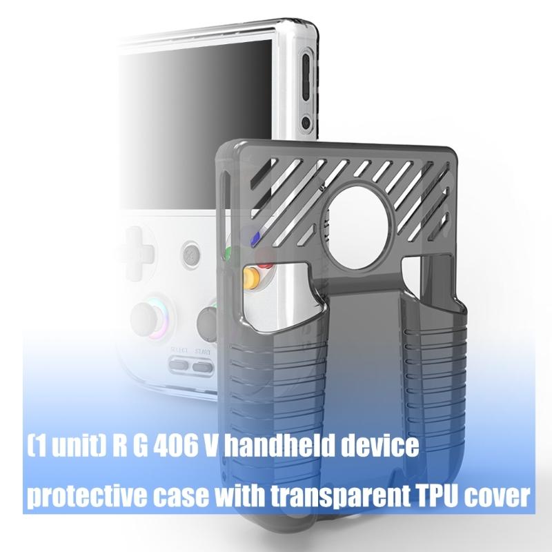Чехол для геймпада TPU Защитный чехол Защита от царапин Аксессуары для портативной консоли Корпус для RG406V Ударопрочный корпус