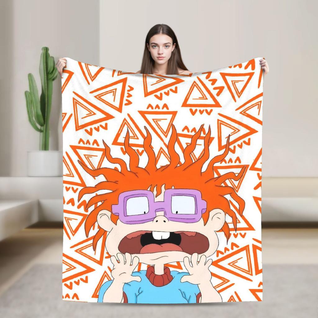 Мультяшное одеяло R-Rugrats Ультрамягкое плед для дивана 50x60 дюймов Разные размеры Стеганое одеяло