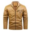 Winter Men's Plus Velvet PU Jacket Men's Jacket