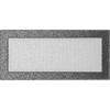 Vent Cover 17x37 Black and Silver