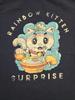 Rainbow Kitten Surprise Группа Котен Черный Хлопок Полный Размер S-5XL Унисекс Футболка