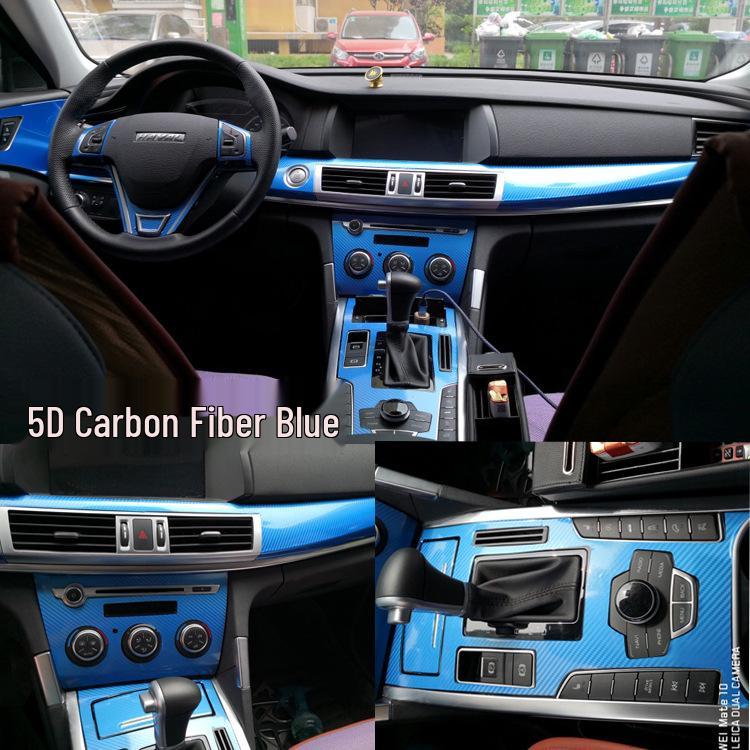 Carbon Fiber Gear Panel Decoration Sticker for Haval H7/H7L Interior Modification
